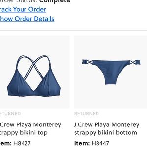 J.Crew Playa Monterey Strappy Bikini